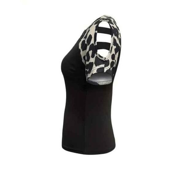 Leopard Print Blouse Top Shirt - Picture 5 of 6